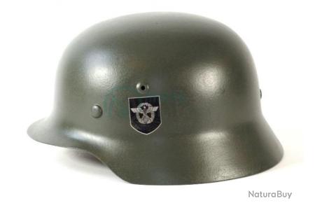 Casque allemand M40 modle Felgrau Wehrmacht Heer INTERIEUR CUIR LINER