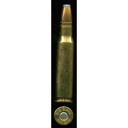 .307 Winchester - marquage : W-W SUPER 307 WIN - balle cuivre pointe plomb plate