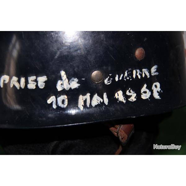 CASQUE DE POLICE 1968 PRISE DE GUERRE  MANIF DE 68
