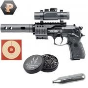 Carabine à Plombs Berretta Mod. 92FS - Cal. 4.5mm / .177 - Avec Lunette - Occasion