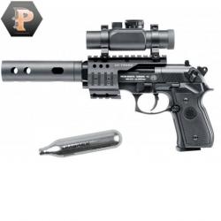 Pistolet Beretta M 92 FS XX-TREME CO2 cal 4.5mm + capsules