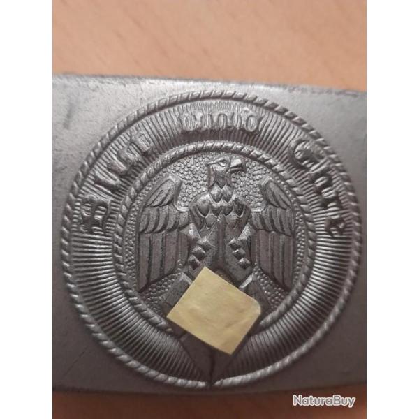 Boucle de ceinturon allemand deuxime guerre mondiale.