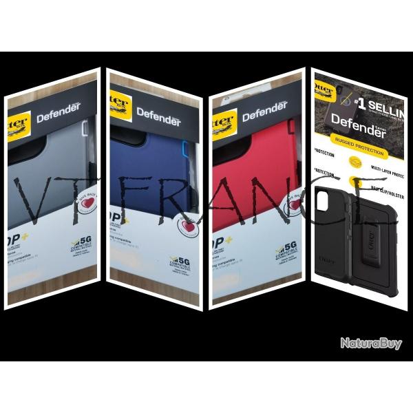 Coque AntiChoc OTTERBOX Defender pour iPhone, Couleur: Au Choix, Smartphone: iPhone 13 Pro Max