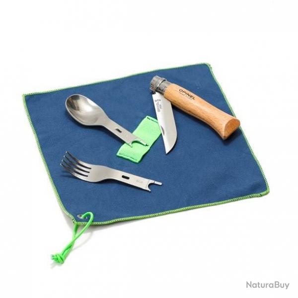 Opinel picnic + Set complet Couteau - cuillre - fourchette