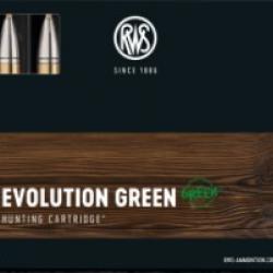 Munitions RWS cal.9,3x74r evo green 184gr 11,9g par 20