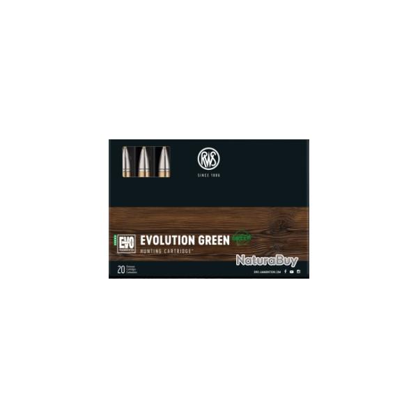 Munitions RWS cal.9,3x74r evo green 184gr 11,9g par 20