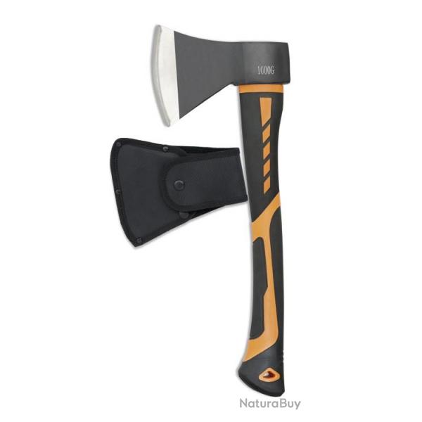 Hache tactique noir/orange 45 cm