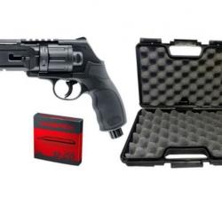 Pack revolver Umarex T4E HDR50 prêt à tirer +Billes 11 joules  CO2
