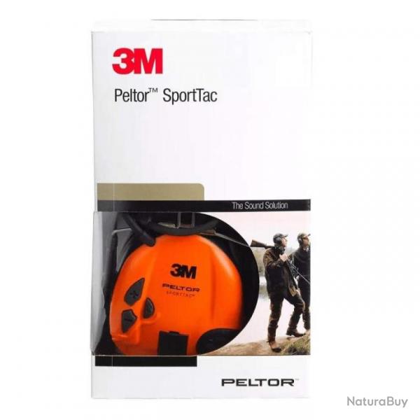 Casque Electronique 3M Peltor SportTac Casque Protection Auditive anti bruit chasse