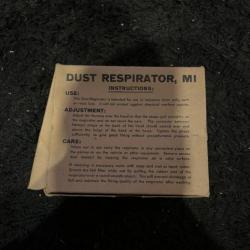 Dust respirator - masque anti poussiere US original WW2