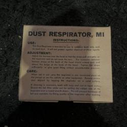 Dust respirator - masque anti poussiere US original WW2 n°2