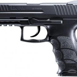 H&K P30 BK Culasse Métal Spring 0.5J Adulte Unisexe, Noir, Taille unique Répliques Airsoft Airsoft