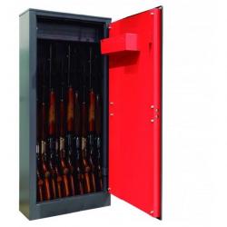 Coffre-fort Target 10 armes + étagères modulables armoire fusil de Chasse Arregui