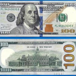 USA 100 Dollars 2017 A Mint San Francisco L12 NEUF Billet US United States Etats Unis Dollar