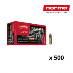 500 NORMA TAC 22 LR POINTE PLEINE (GRANDE VITESSE) 