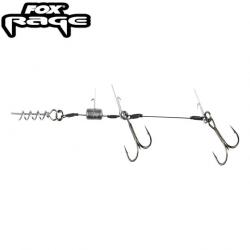 Monture Hameçon Triple TI Pro Harness Fox Rage Single Size 20-25cm