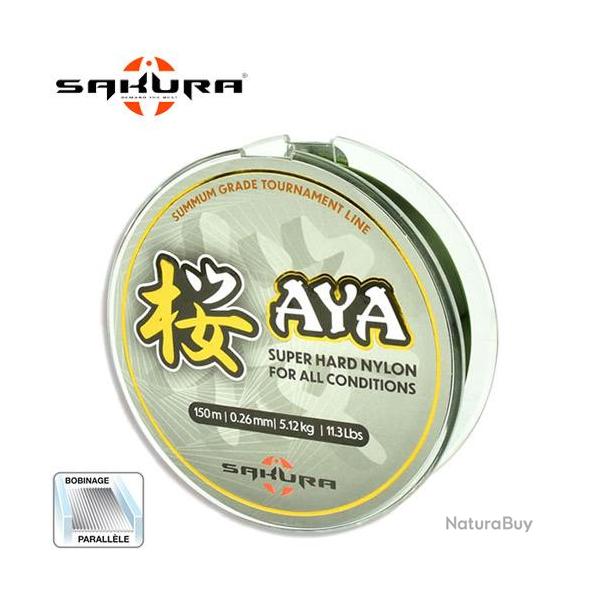 Ligne Nylon Sakura Aya 150m  0.18mm 2.59kg