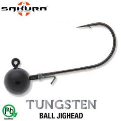 Tête Plombée Tungsten Ball Sakura Jighead 1.8g