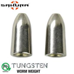 Plomb Tungsten Worm Sakura Weight 7g