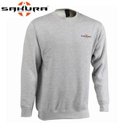 Sweat Shirt Sakura Logo Grey