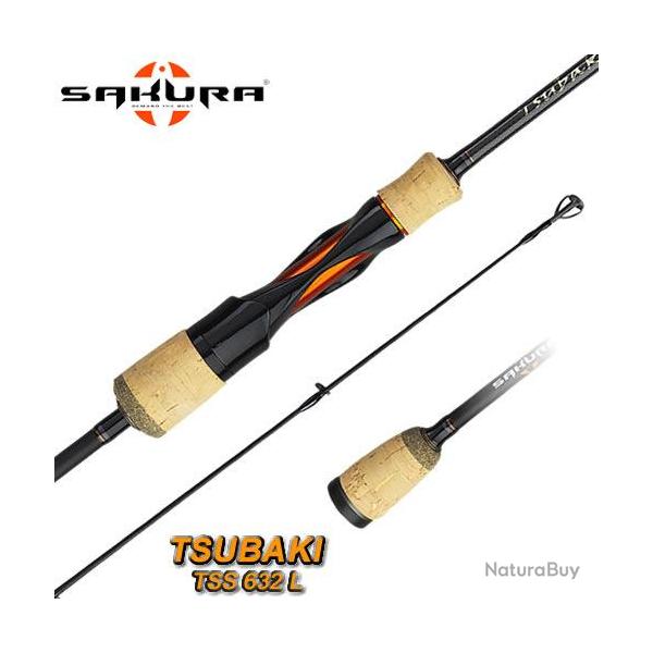 Canne Sakura Tsubaki Spinning TSS 632 L 1.90m 2-7g