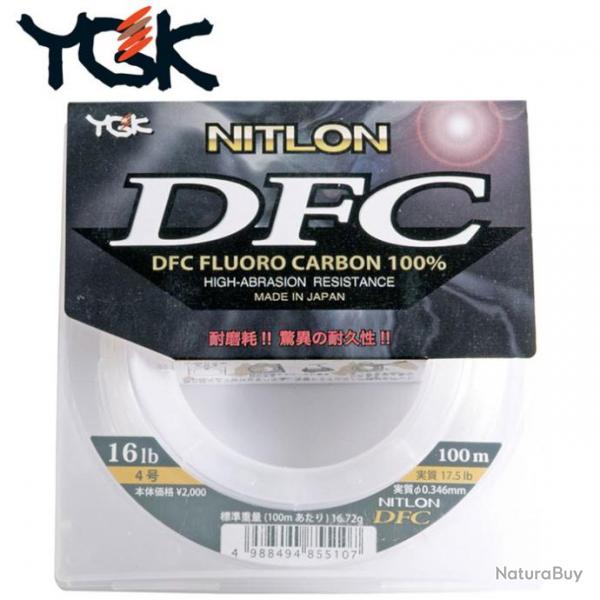 DESTOCKAGE ! Bas de Ligne Fluorocarbone Nitlon DFC YGK 0.305mm 12lb 100m