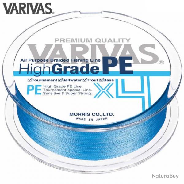 Ligne Tresse Varivas High Grade PE X4 PE 0.8