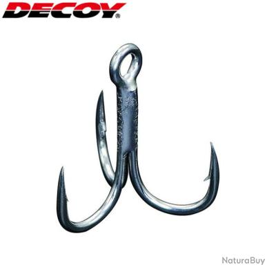Anzuelos Triples DECOY YS 21 - Pack De 6, Número 3, Para Señuelos De Pesca