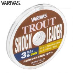 Bas de Ligne Fluorocarbone Varivas Trout Shock Leader 0.26mm