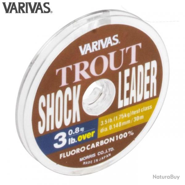 Bas de Ligne Fluorocarbone Varivas Trout Shock Leader 0.26mm