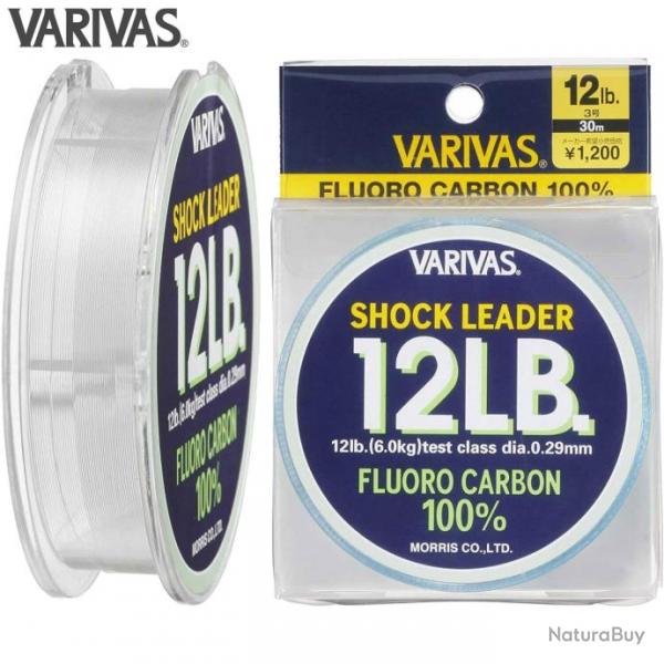 Bas de Ligne Fluorocarbone Varivas Shock Leader 100% 10lbs