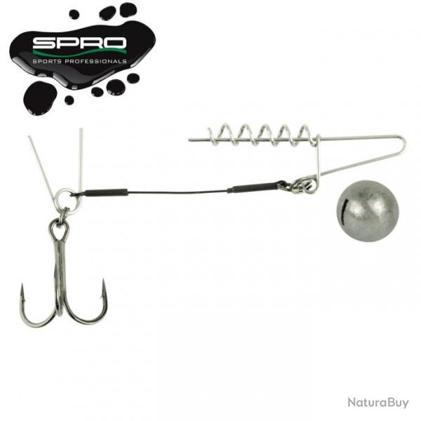 Monture Hameon Spiral Stinger Rig Spro 9cm