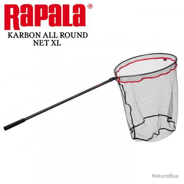 DESTOCKAGE ! Epuisette Rapala Karbon Net All Round XL