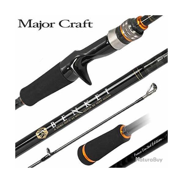 Canne Casting Major Craft Benkei France Limited- BIC-80XXH/FLE Noire 2.40m 60-180g