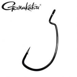 DESTOCKAGE ! Hameçon Texan Worm 323 Gamakatsu Monster Hooks Black n° 5/0