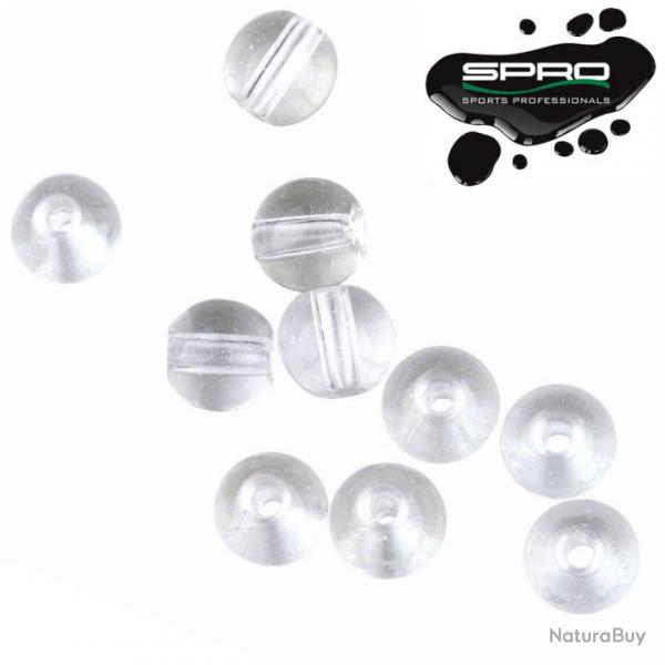 Perles RND Glass Beads Spro Clear Diamond  4mm