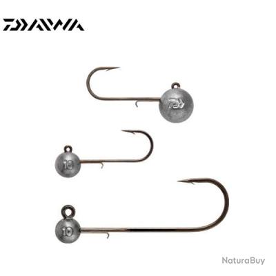 Têtes Plombées Daiwa Football Jig Head - 14g, Hameçon N°2/0 | Lot De 3 Pour Pêche Roches