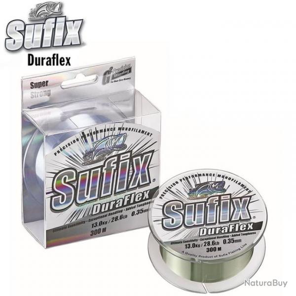 Ligne Nylon Duraflex Sufix 300m Clear 0.22mm