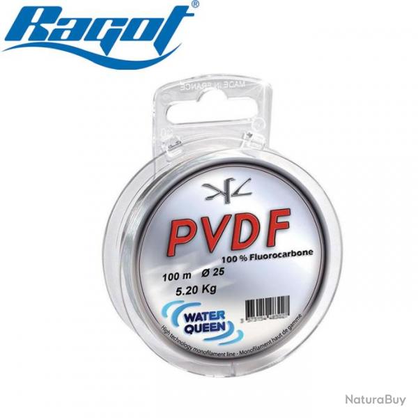 Bas de Ligne Fluorocarbone PVDF Ragot 25m 0.35mm