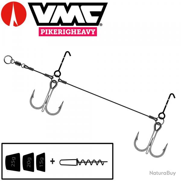 DESTOCKAGE ! Monture Hameon Triple VMC Pike Rig Heavy