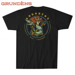 T shirt Grundens Mermaid SS Black