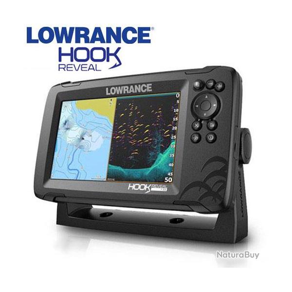 Sondeur GPS Lowrance Hook Reveal 7 Sonde TA 83/200 HDI