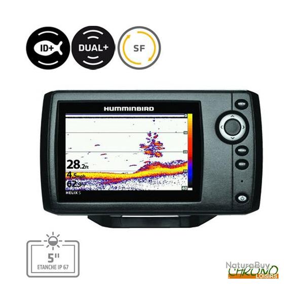 Sondeur Humminbird Helix 5 G2 HD 2D Sonde TA 83/200kHz