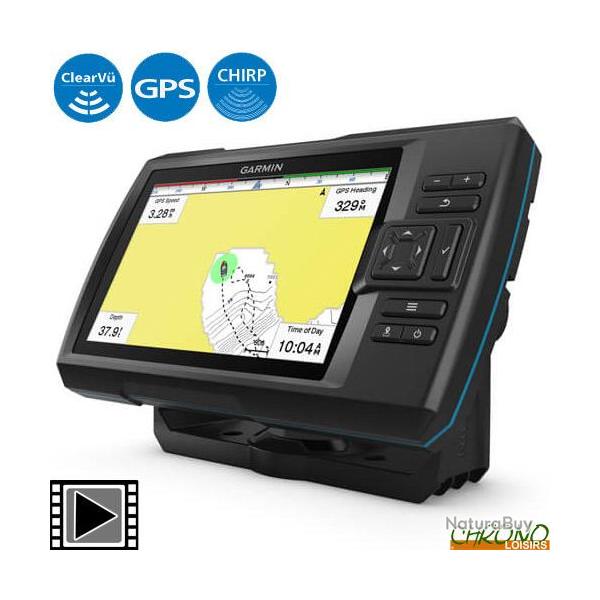 Sondeur GPS Garmin Striker Vivid 7CV Sonde TA GT20-TM