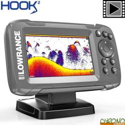 Sondeur GPS Lowrance Hook² 4X Sonde TA 200kHz