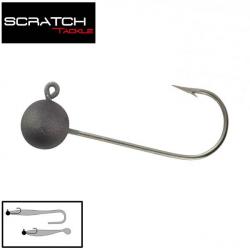 Tête Plombée Scratch Tackle Round Classic Jig Head 5g Nº1/0