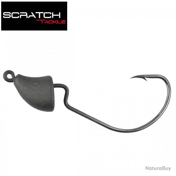 DESTOCKAGE ! Tte Plombe Scratch Tackle Finess Nose Jig Head 5g N2/0