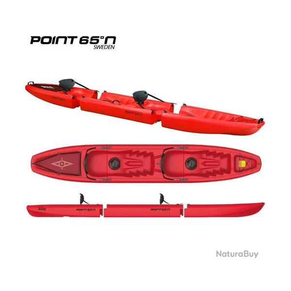 Kayak Point 65N Falcon Duo Sit-On-Top Modulable Rouge 2 places