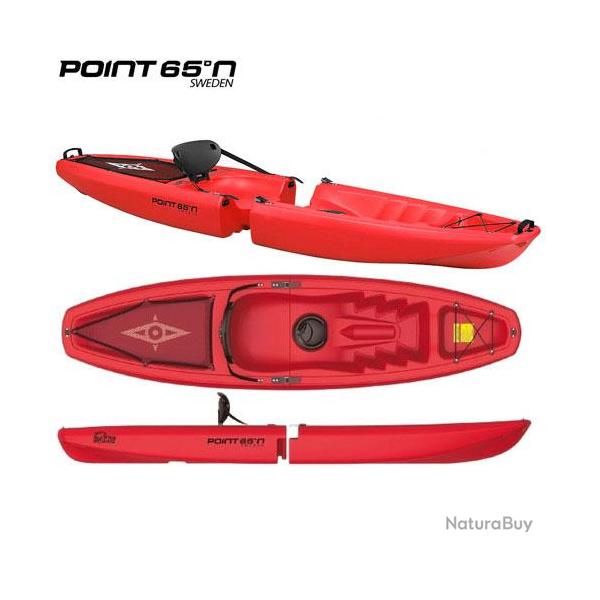Kayak Point 65N Falcon Solo Sit-On-Top Modulable Rouge 1 place