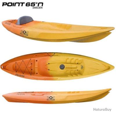 Kayak Point 65°N Seadog Sit-On-Top Monobloc Jaune/Orange 1 place - Kayak  (10116371)